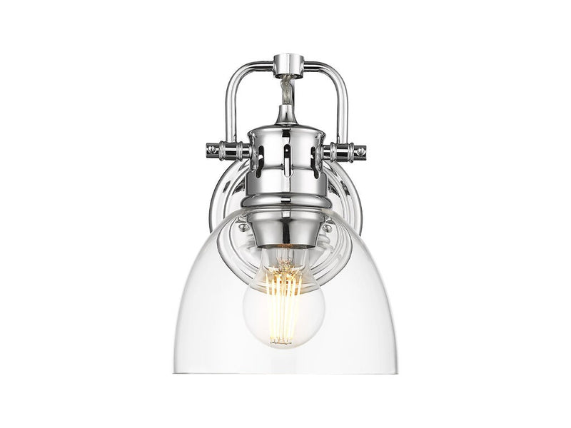 Golden 3602-BA1 CH-CLR One Light Vanity, Chrome