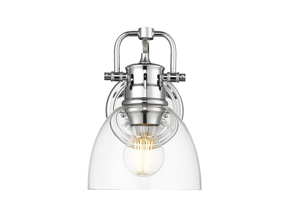 Golden 3602-BA1 CH-CLR One Light Vanity, Chrome