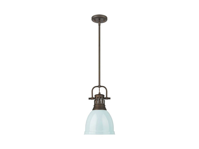Golden 3604-S RBZ-SF One Light Pendant, Rubbed Bronze