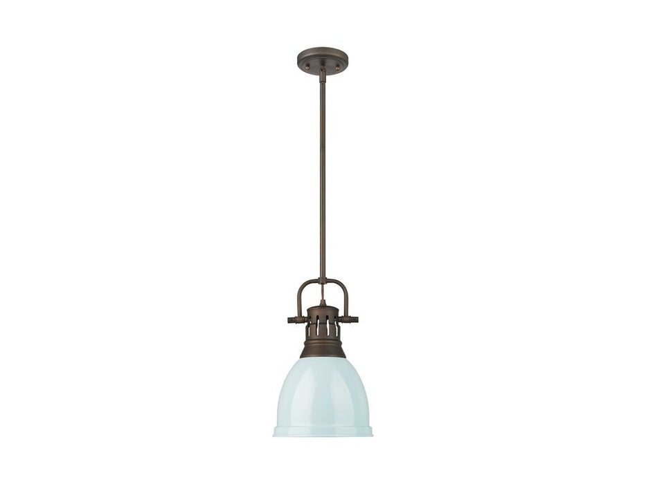 Golden 3604-S RBZ-SF One Light Pendant, Rubbed Bronze