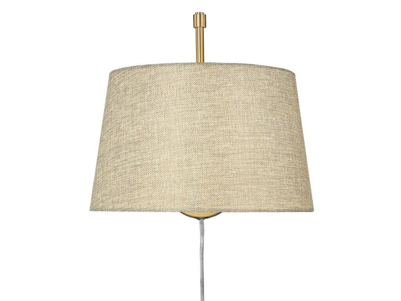 Golden 3694-A1W BCB-NS One Light Swing Arm Wall Sconce, Brushed Champagne Bronze