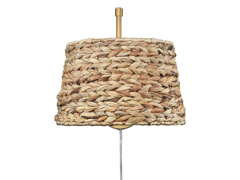 Golden 3694-A1W BCB-WSG One Light Swing Arm Wall Sconce, Brushed Champagne Bronze
