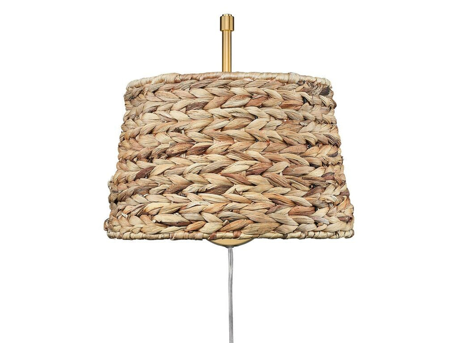 Golden 3694-A1W BCB-WSG One Light Swing Arm Wall Sconce, Brushed Champagne Bronze