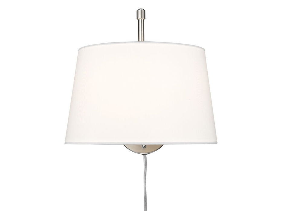 Golden 3694-A1W PW-MWS One Light Swing Arm Wall Sconce, Pewter