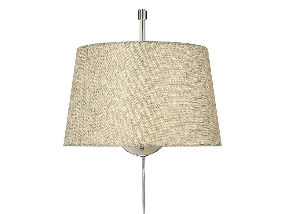 Golden 3694-A1W PW-NS One Light Swing Arm Wall Sconce, Pewter
