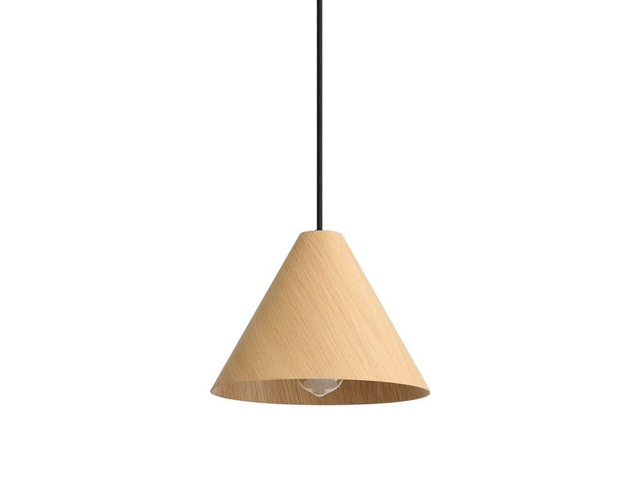 Golden 3988-10 LWA One Light Mini Pendant, Light Walnut