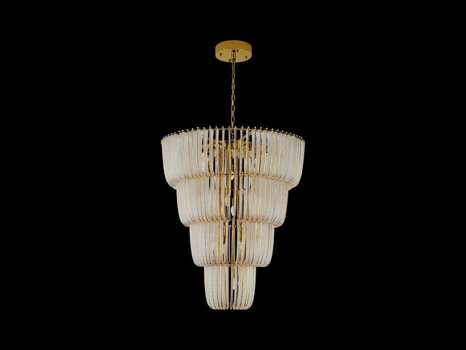Golden 4285-29 TG 29 Light Chandelier, Titanium Gold
