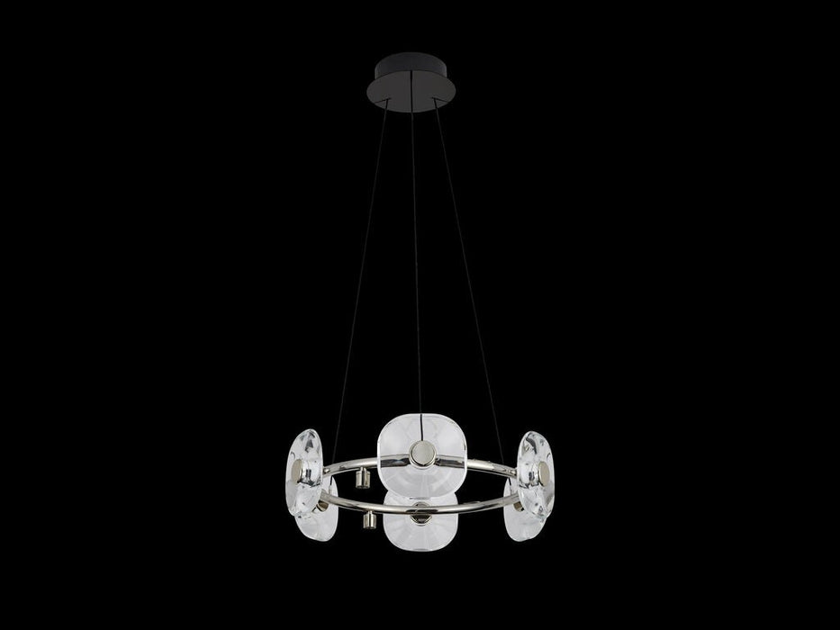 Golden 5028-6 CH LED Chandelier, Chrome