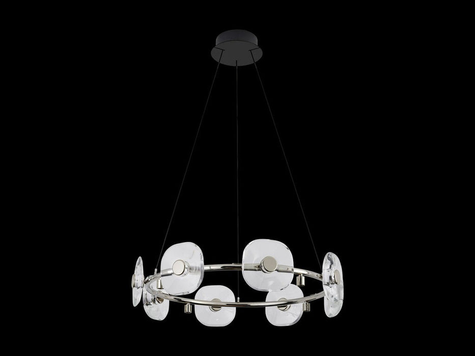 Golden 5028-8 CH LED Chandelier, Chrome