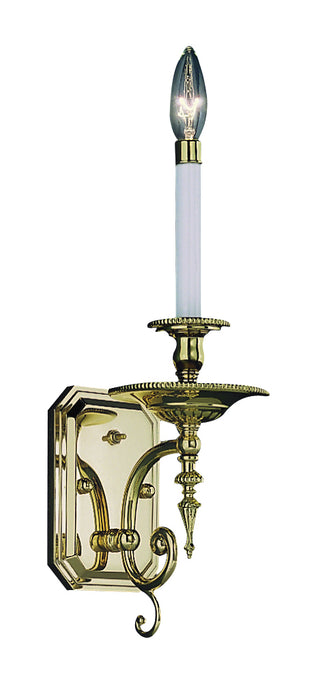 Framburg 7661 PB One Light Wall Sconce, Polished Brass
