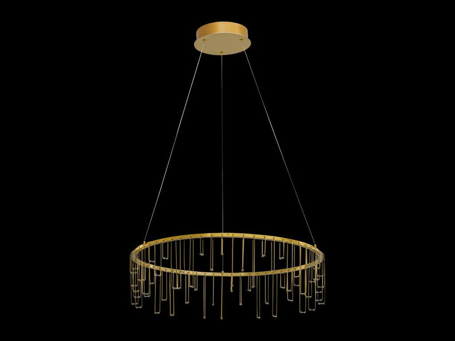 Golden 5461-26 SSG LED Chandelier, Stainless Steel Gold