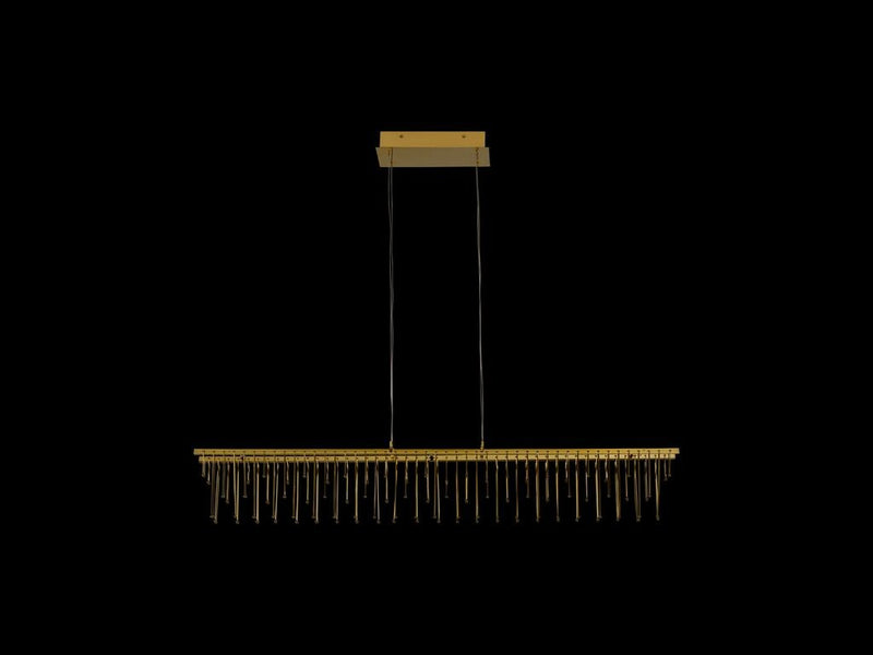 Golden 5461-LP48 SSG LED Linear Pendant, Stainless Steel Gold