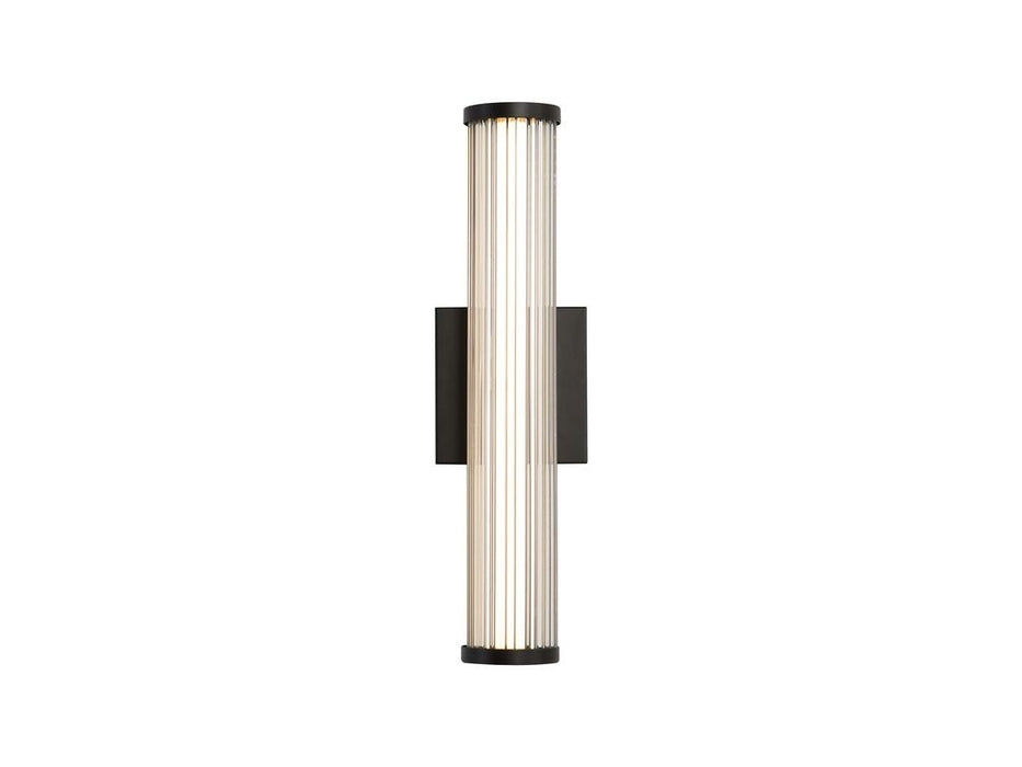 Golden 5590-OWL17 BLK LED Outdoor Wall Sconce, Matte Black