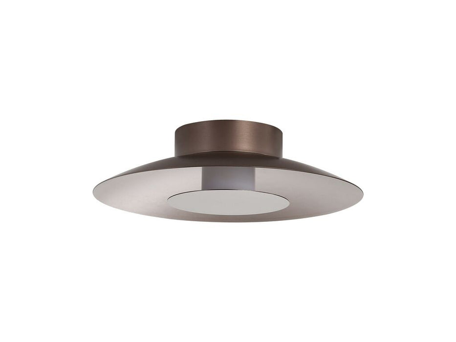 Golden 6400-FM12 CS-CS LED Flush Mount, Coffee Silver