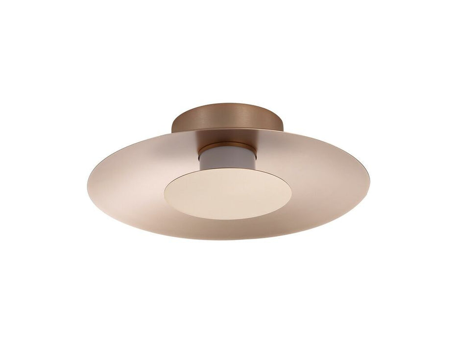 Golden 6400-FM12 FRG-FRG LED Flush Mount, French Gold