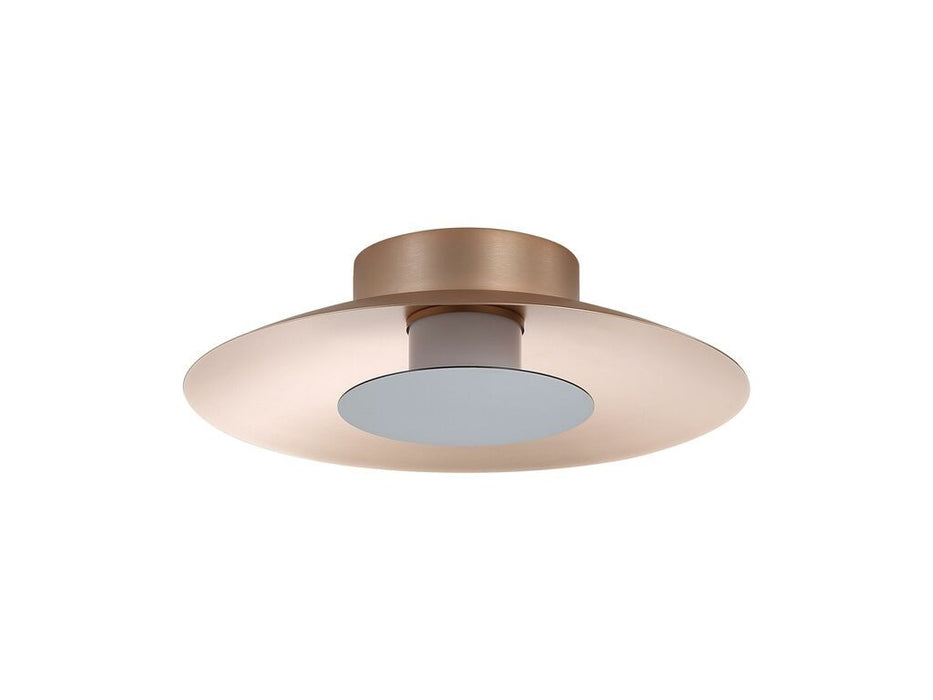 Golden 6400-FM12 FRG-GRA LED Flush Mount, French Gold