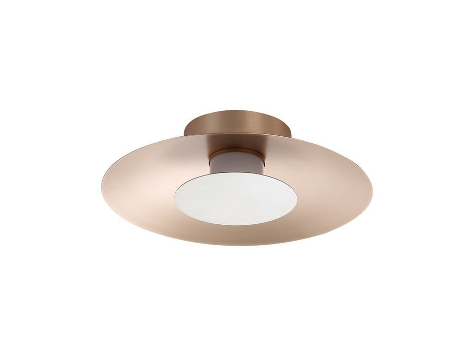 Golden 6400-FM12 FRG-SAN LED Flush Mount, French Gold