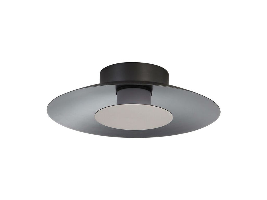 Golden 6400-FM12 GRA-GRA LED Flush Mount, Graphite