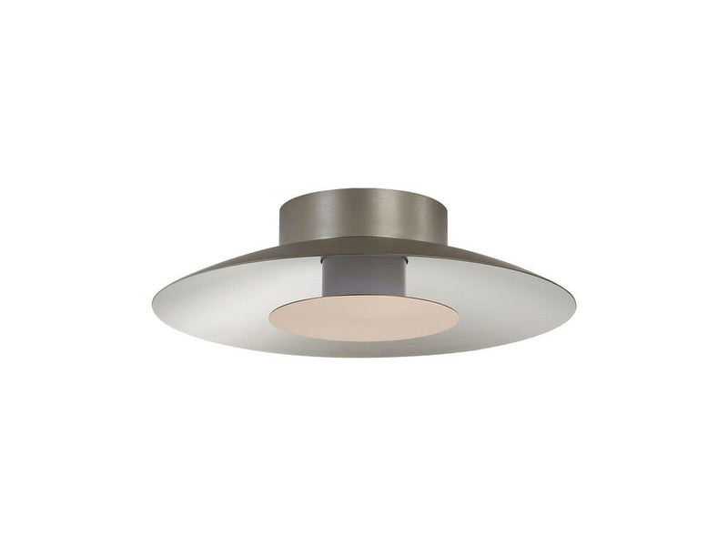 Golden 6400-FM12 SAN-FRG LED Flush Mount, Sand Nickel