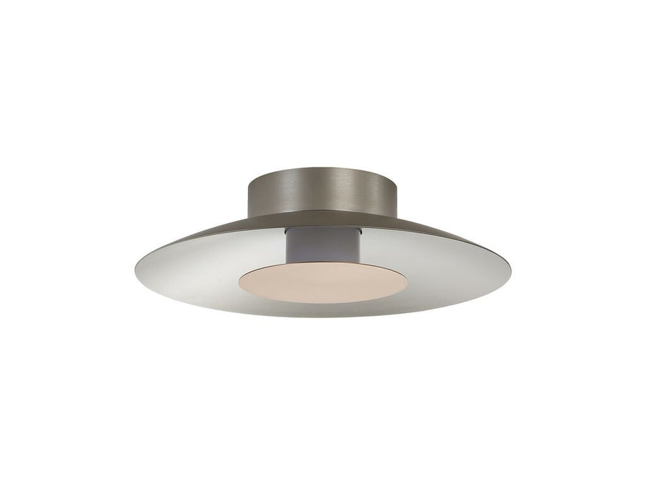 Golden 6400-FM12 SAN-FRG LED Flush Mount, Sand Nickel