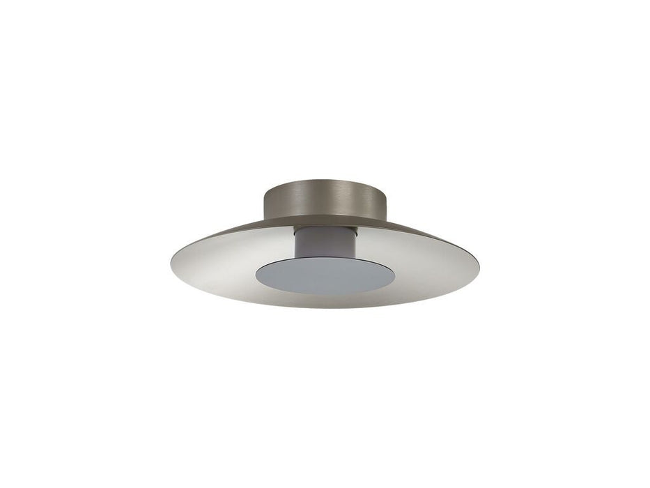 Golden 6400-FM12 SAN-GRA LED Flush Mount, Sand Nickel