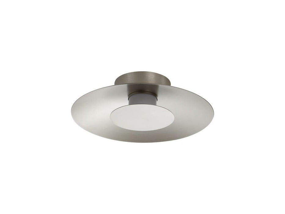 Golden 6400-FM12 SAN-SAN LED Flush Mount, Sand Nickel