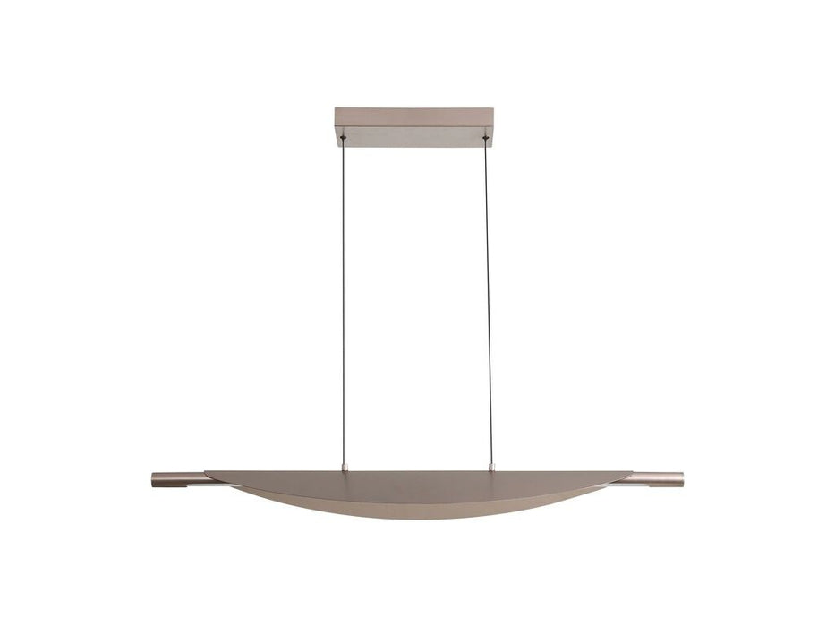 Golden 6400-LP42 CS LED Linear Pendant, Coffee Silver
