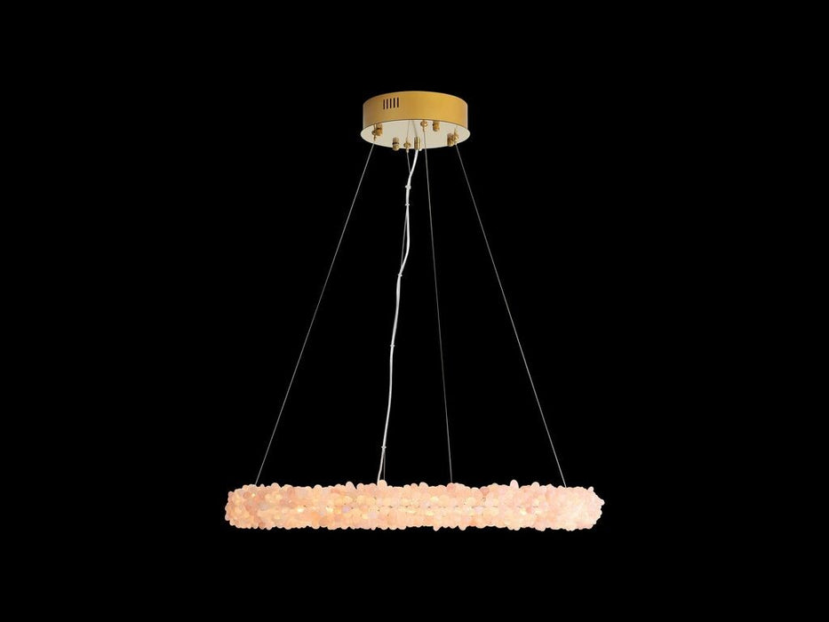 Golden 6884-30 CR LED Chandelier, Coral