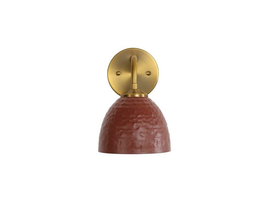 Golden 6950-1W MBS-RC One Light Wall Sconce, Modern Brass