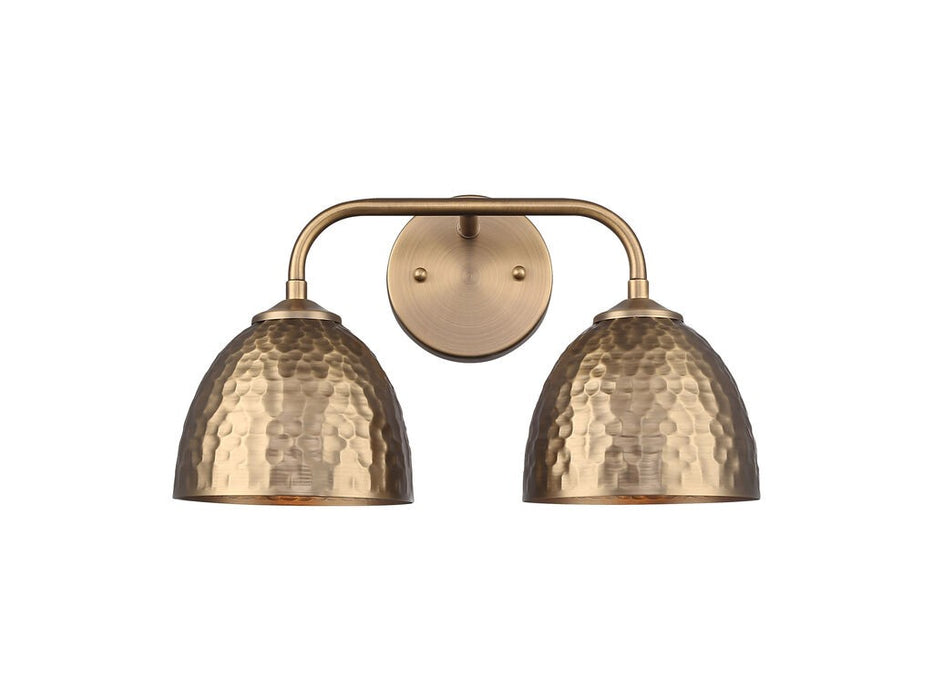 Golden 6950-BA2 MBS-MBS Two Light Vanity, Modern Brass