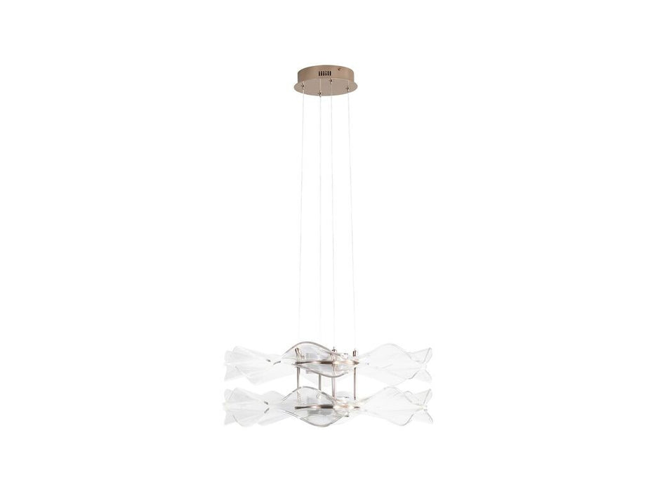 Golden 8046-2P LG LED Pendant, Light Gold