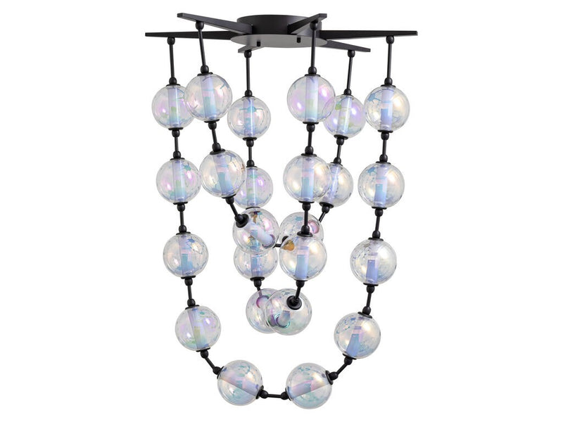 Golden 9013-34 BLK LED Pendant, Matte Black