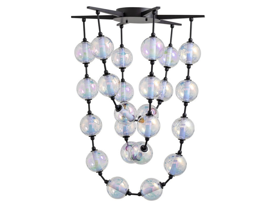 Golden 9013-34 BLK LED Pendant, Matte Black