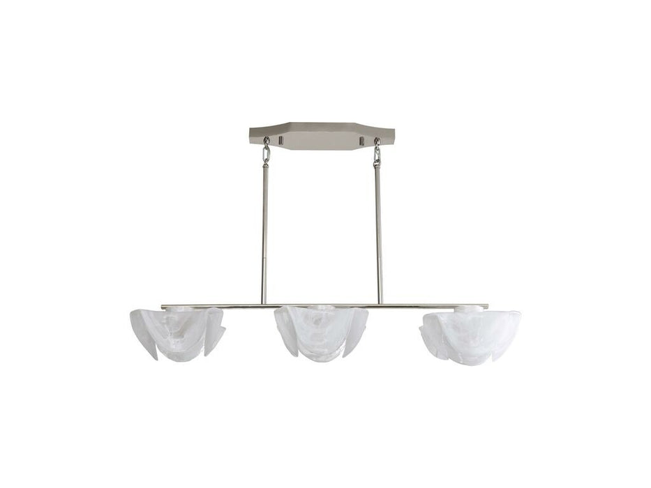 Golden 9608-LP PN LED Linear Pendant, Polished Nickel