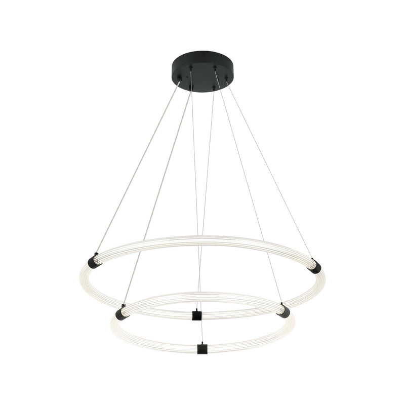 Matteo Lighting C34856MB LED Pendant, Matte Black