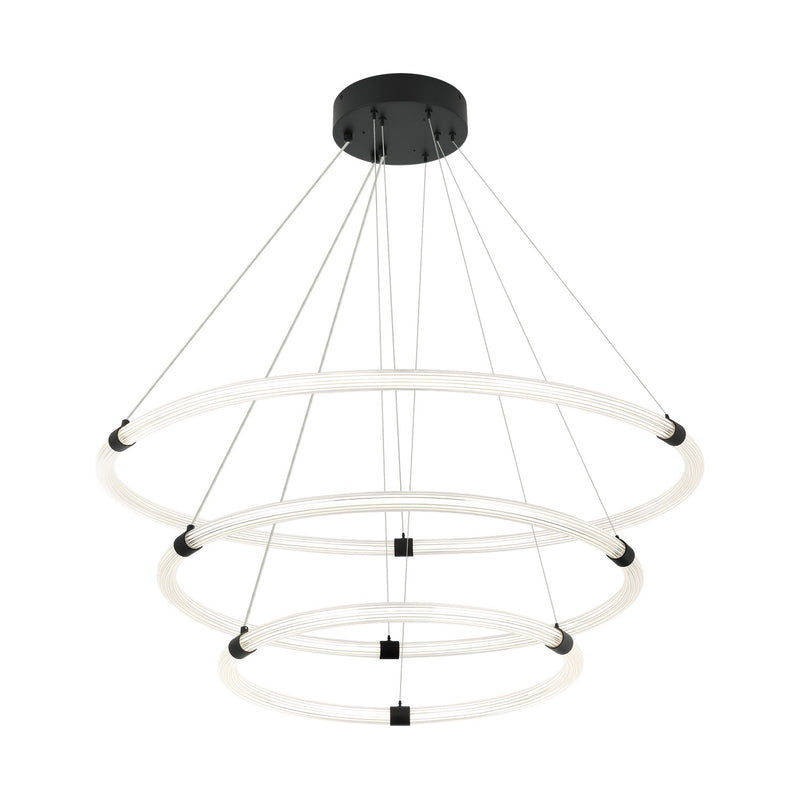 Matteo Lighting C34896MB LED Pendant, Matte Black