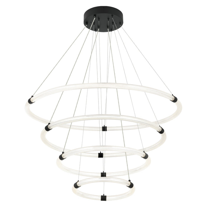 Matteo Lighting C34899MB LED Pendant, Matte Black