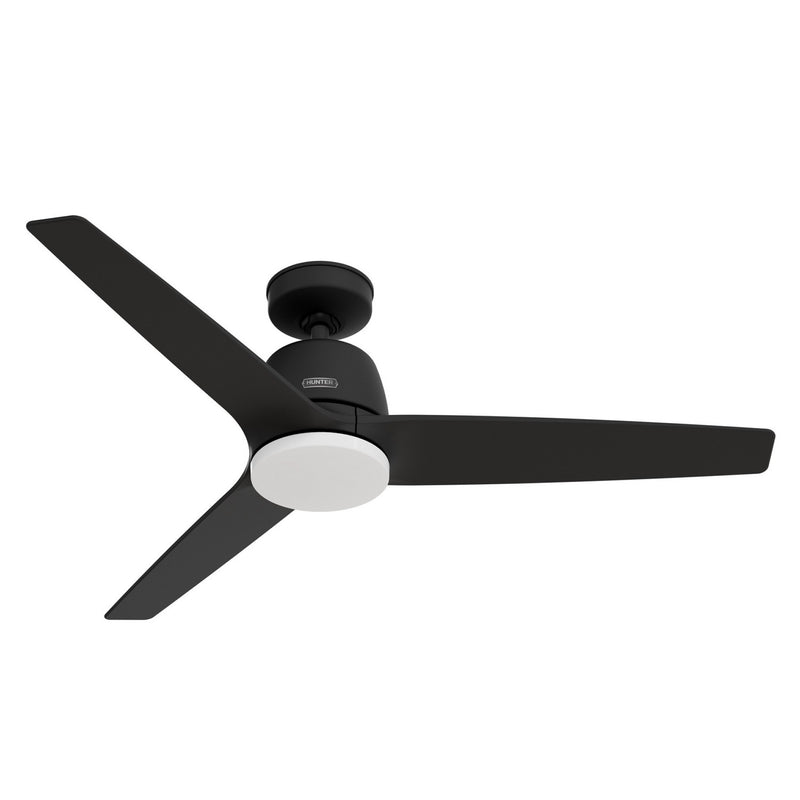 Hunter 53546 52" Ceiling Fan, Matte Black