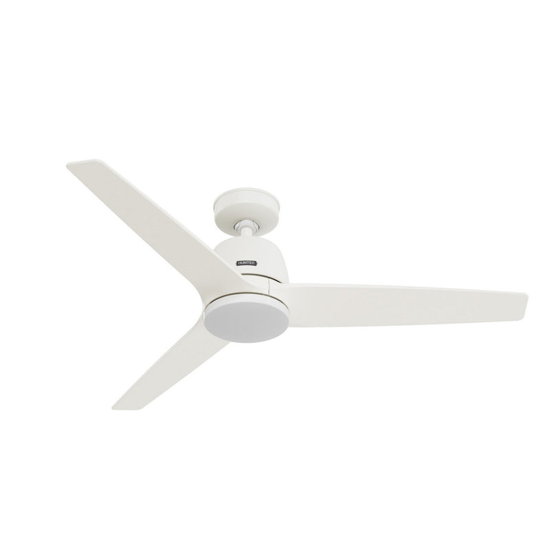 Hunter 53547 52" Ceiling Fan, Matte White