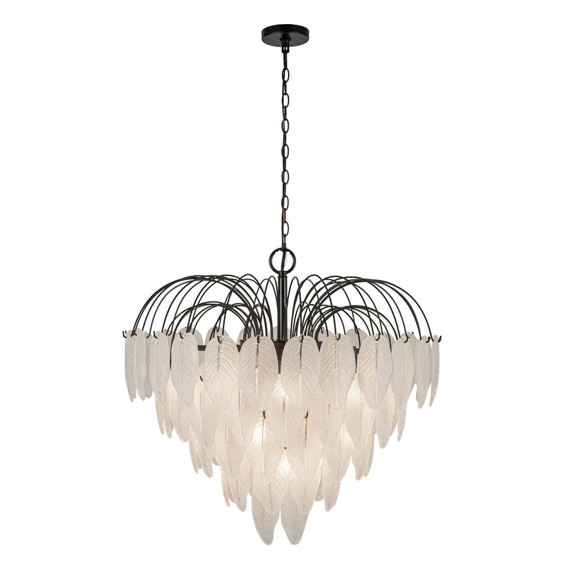 Artcraft AC11782BK 19 Light Chandelier, Black