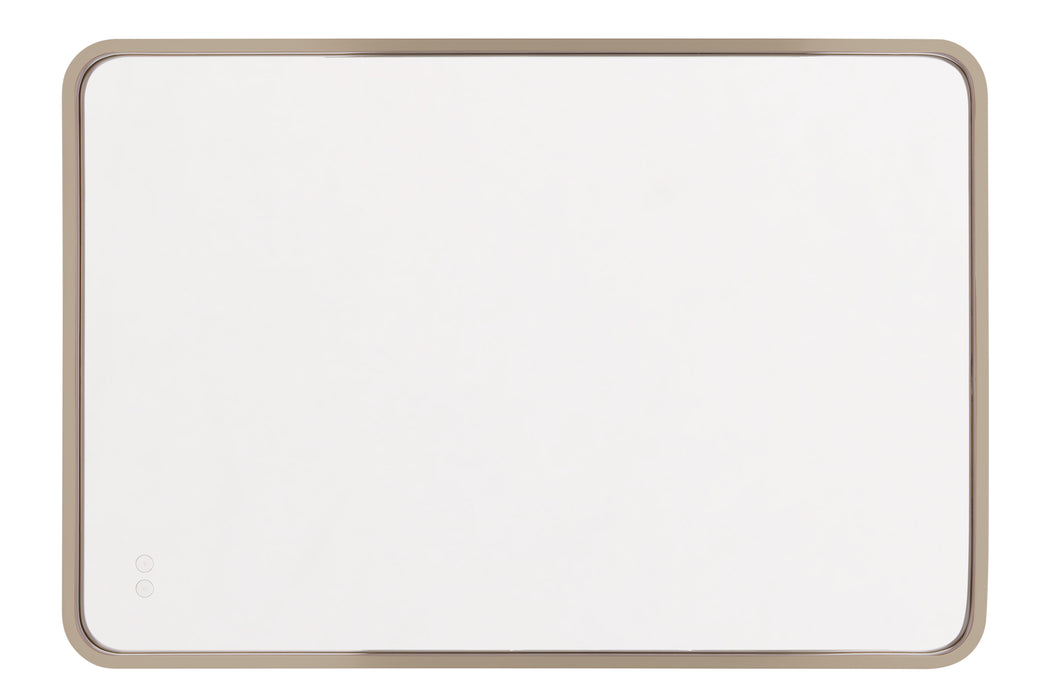 Craftmade MIR2403RRT-SB3C LED Mirror, Satin Brass