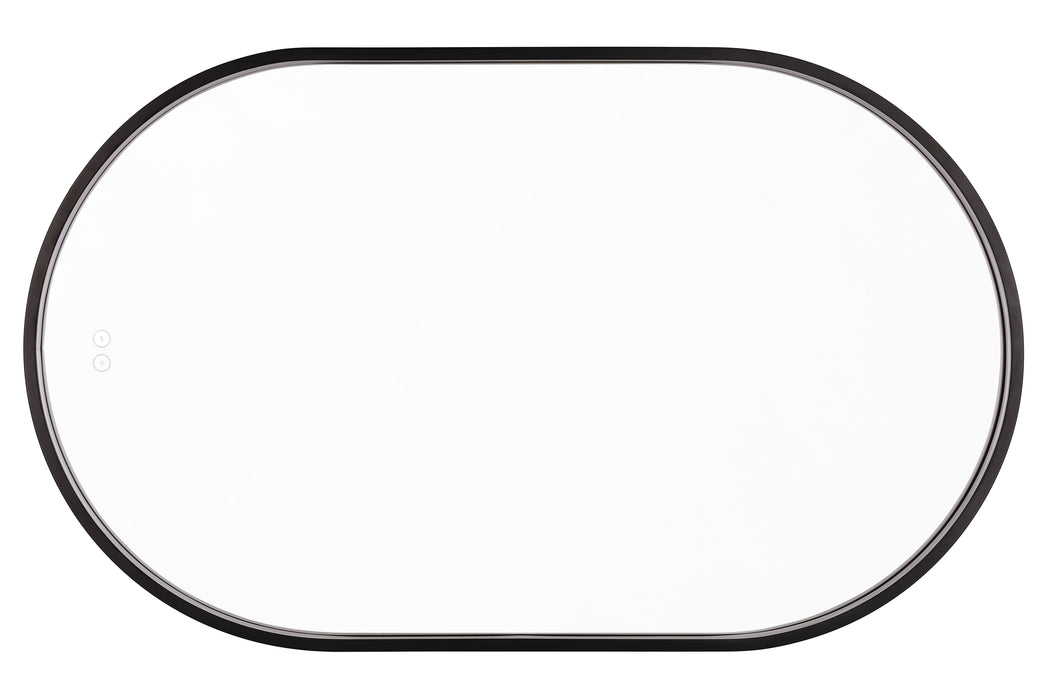 Craftmade MIR2405OVL-FB3C LED Mirror, Flat Black