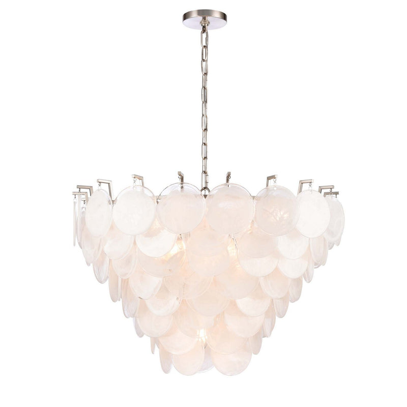 Terracotta Designs H21123-11BN 11 Light Chandelier, Warm Brass