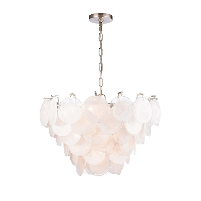 Terracotta Designs H21123-9BN Nine Light Chandelier, Warm Brass