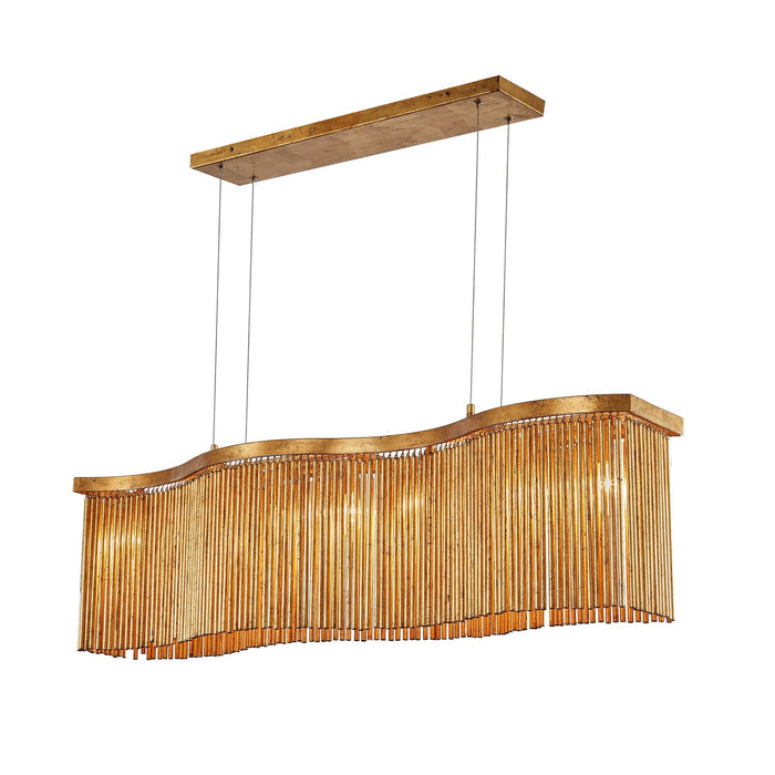 Terracotta Designs H25113W-7 Seven Light Chandelier, Antique Gold