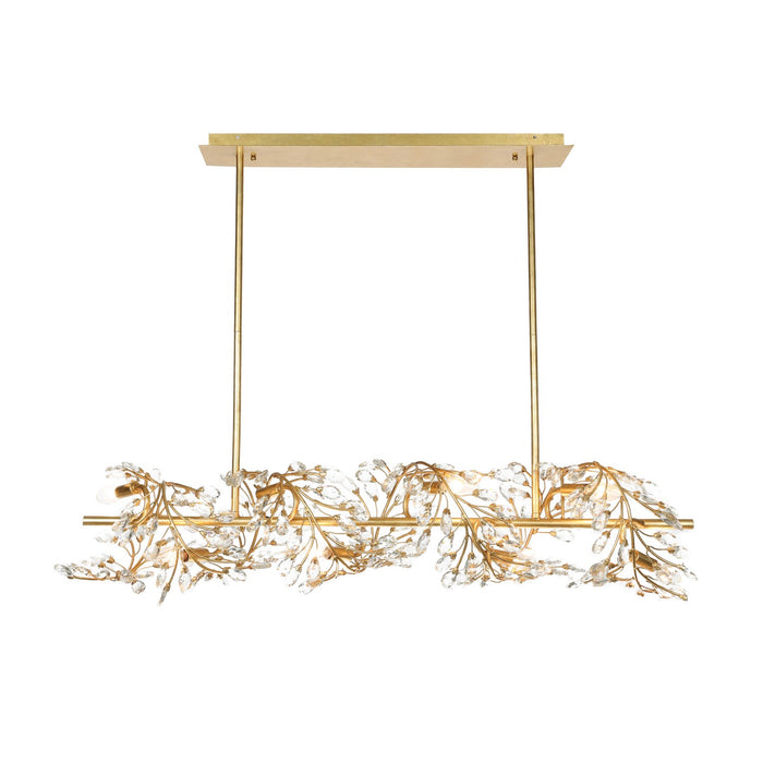 Terracotta Designs H25115L-8 Eight Light Chandelier, Antique Gold