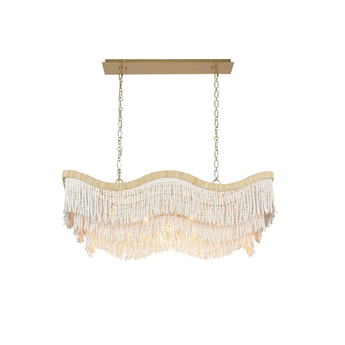 Terracotta Designs H25119L-7W Seven Light Chandelier, White