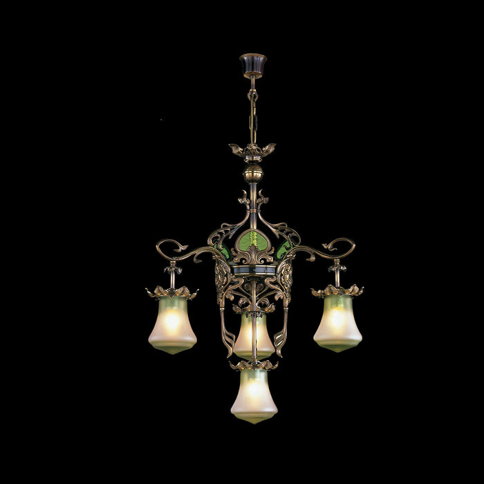 Fine Art 18576-0-49 LED Chandelier, Art Nouveau