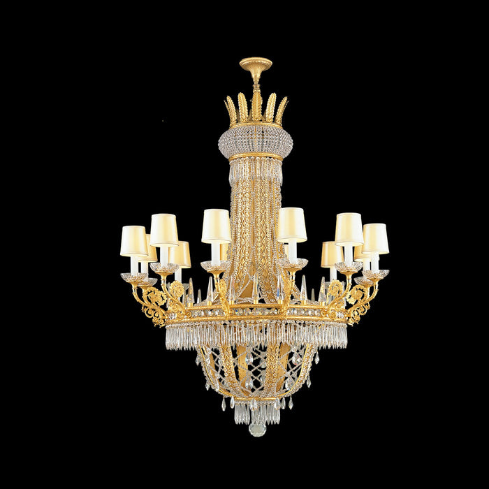 Fine Art 18693-0-231 LED Chandelier, Antique Gold Plated