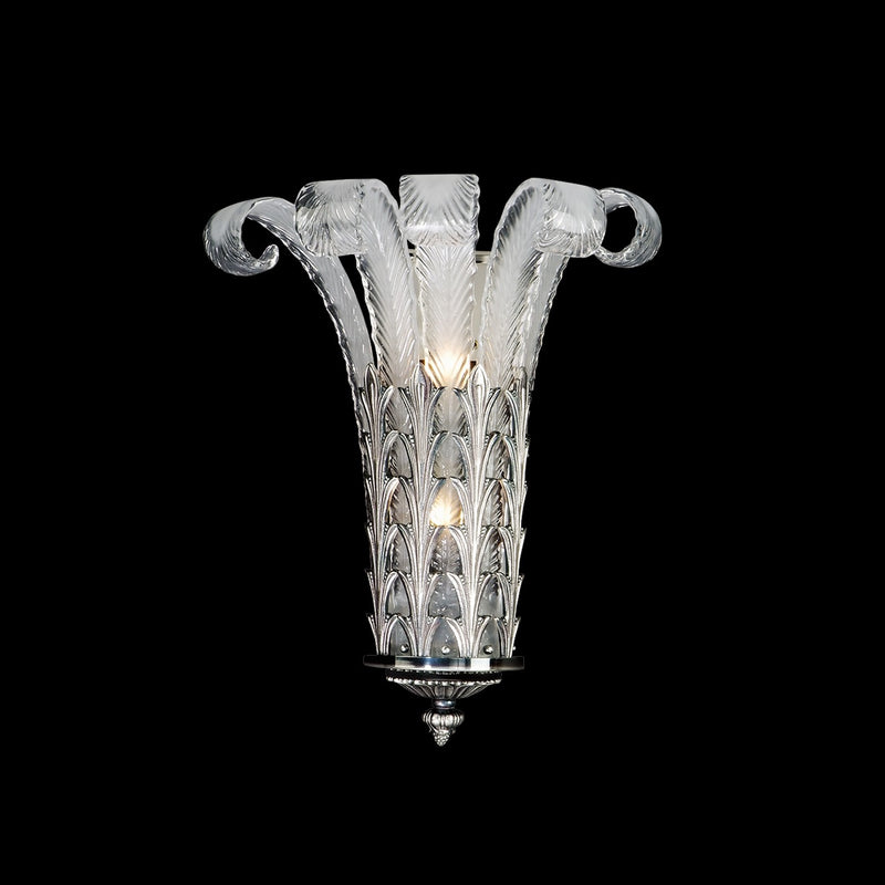 Fine Art 19386-0-387 LED Wall Sconce, Antique Silver Plated